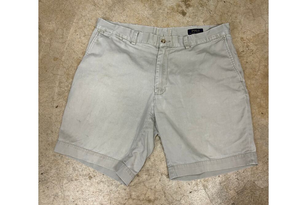 Polo Ralph Lauren Men's Classic Fit Chino Shorts Khaki Tan Flat Front Cotton 9"